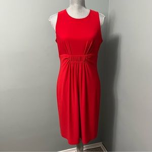 BANDOLINO Red sleeveless cocktail Dress women’s size 8 wedding guest